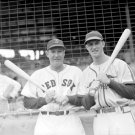 Boston Red Sox Rudy York and St. Louis Cardinals Stan Musial at the 1946 World Series Photo