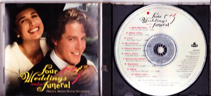 Four Weddings And A Funeral Soundtrack Cd 7449