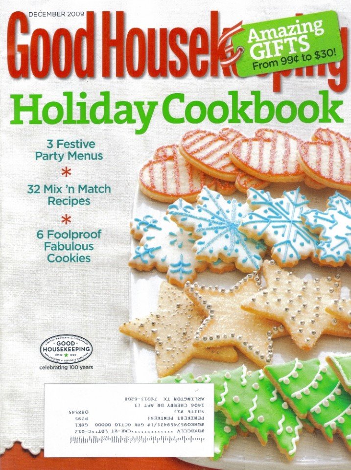 Good Housekeeping Magazine, December 2009, Christmas