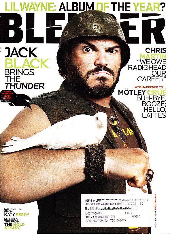 Blender Music Magazine, August 2008