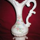 French Style Porcelain Footed Beverage Pitcher