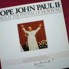 Pope John Paul II Sings At Sacrosong LP Record