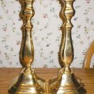 Extra Large Vintage Brass Candle Holder Candelsticks