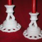 Westmoreland Vintage Lace Candle Holder Candlesticks