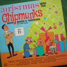 Christmas With The Chipmunks Vintage 1980 Record