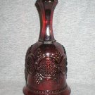 Avon Cape Cod Ruby Red Glass Bell w/Clapper
