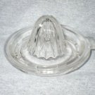 Vintage Clear Glass Citrus Fruit Juicer Reamer