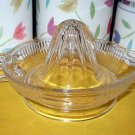 Federal Vintage Clear Glass Citrus Juicer Reamer