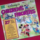Disney's Children's Favorites Vintage LP Record