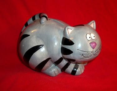 Ceramic Kitty Cat Coin Savings Bank