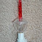 Night Light w/ Red Liquid & Silver Glitter Night Light w/ Red Liquid & Silver Glitter