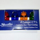 Christmas Holiday C7 1/2 Twinkle Light Bulbs - New Christmas Holiday C7 1/2 Twinkle Light Bulbs - New