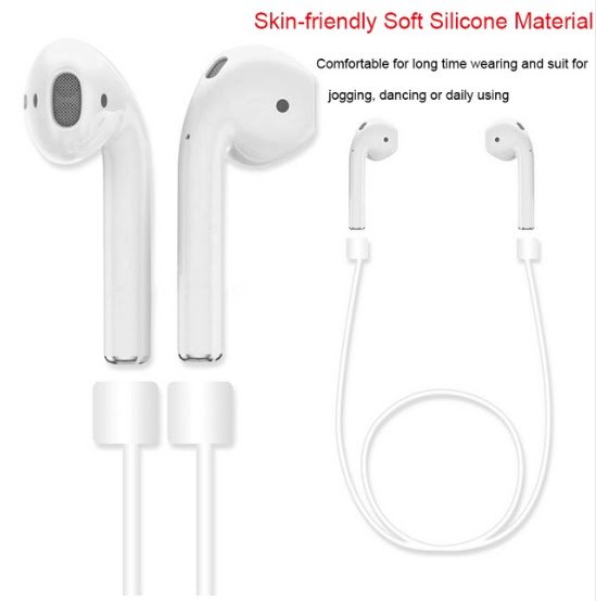 Vococal Anti Lost Silicone Strap Loop Cable Cord String Rope for Apple