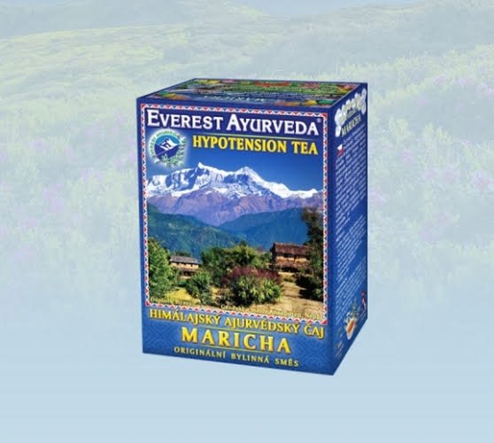 MARICHA Low Blood Pressure - Natural Oganic Herbal Loose Ayurvedic Tea