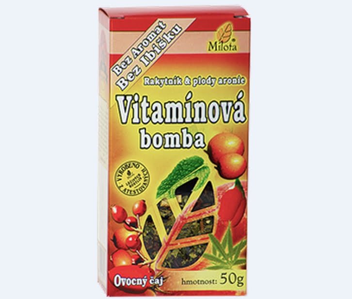 Vitamine Bomb Tea 50g - Natural Treatment - Organic Herbal Dried Tea Loose Herb