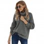 Fall/winter fashion new women's stand-up collar plus size thick warm sweater