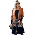 Fashion women's new mid-length thin coat, large size cardigan, long-sleeved shawl top