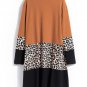 Fashion women's new mid-length thin coat, large size cardigan, long-sleeved shawl top