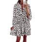 Fashion women's new sexy deep V knee-length skirt plus size loose dress