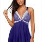 Swimsuit feminine suspenders color matching halter swim skirt