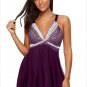 Swimsuit feminine suspenders color matching halter swim skirt