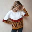 Fashion women's sweater autumn and winter new leopard print sweater