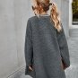 Fashion women's new thick plush cardigan jacket
