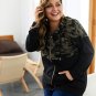 Oversized women's autumn and winter long-sleeved padded sweater
