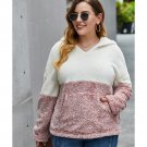 Oversized women's autumn and winter warmth and thick hooded sweater