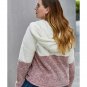 Oversized women's autumn and winter warmth and thick hooded sweater