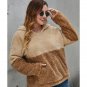 Oversized women's autumn and winter warmth and thick hooded sweater