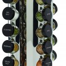 Kamenstein Revolving 20-Jar Countertop Rack Tower with Free Spice Refills for 5 Years,Silver