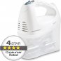 Hamilton Beach 6-Speed Electric Hand Mixer with Snap-On Storage Case, 250W, White (62682RZ)