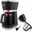 Gevi 5 Cup Coffee Maker with Auto Shut-Off, One-Touch Small Drip, Glass Carafe