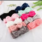 Coral Fleece Soft Headband Cross Hair Band For Women Girls Wash Face Hair Accessories