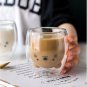 Cute Cup Glasses Double Wall Insulated Glasses Espresso Mug, Coffee Cup, Tea Cup, Milk Cup