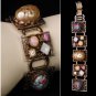 30s Big Bookchain Pearl Bracelet Vintage Victorian Revival