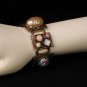 30s Big Bookchain Pearl Bracelet Vintage Victorian Revival