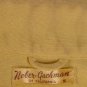 1940s Gold Moygashel Linen LS Shirt Loop S 32 Vintage