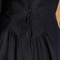 1940s Black Crepe Sequin Marlene Cocktail Dress S Vintage
