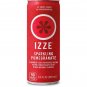 IZZE Fortified Sparkling Juice, Pomegranate, 8.4 Fl Oz (12 Count)