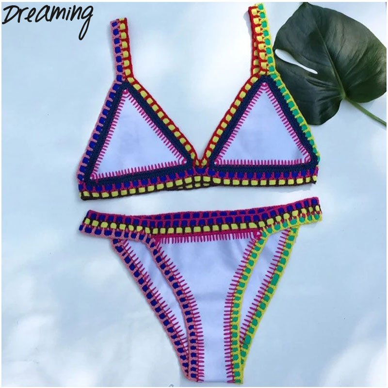 Handmade Brazilian Crochet Bikini Set - White