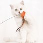 Cat Toys Interactive Cat Feather Wand, Kitten Wand Toy Feather Teaser Cat Fishing Pole
