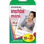 Fujifilm instax Mini 9 Instant Camera (Ice Blue) with Film Twin Pack Bundle (2 Items)
