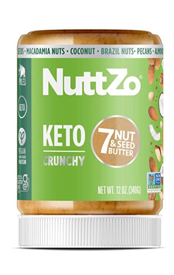 Keto Nut Butter by NuttZo | 7 Nuts & Seeds Blend, Keto-Friendly, Gluten-Free, Vegan 1g Sugar