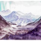 ORIGINAL watercolor painting. From the series of my watercolor lanscapes.