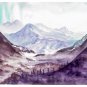 ORIGINAL watercolor painting. From the series of my watercolor lanscapes.