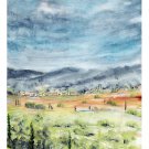 ORIGINAL watercolor painting. From the series of my watercolor lanscapes.