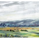 ORIGINAL watercolor painting. From the series of my watercolor lanscapes.