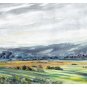 ORIGINAL watercolor painting. From the series of my watercolor lanscapes.